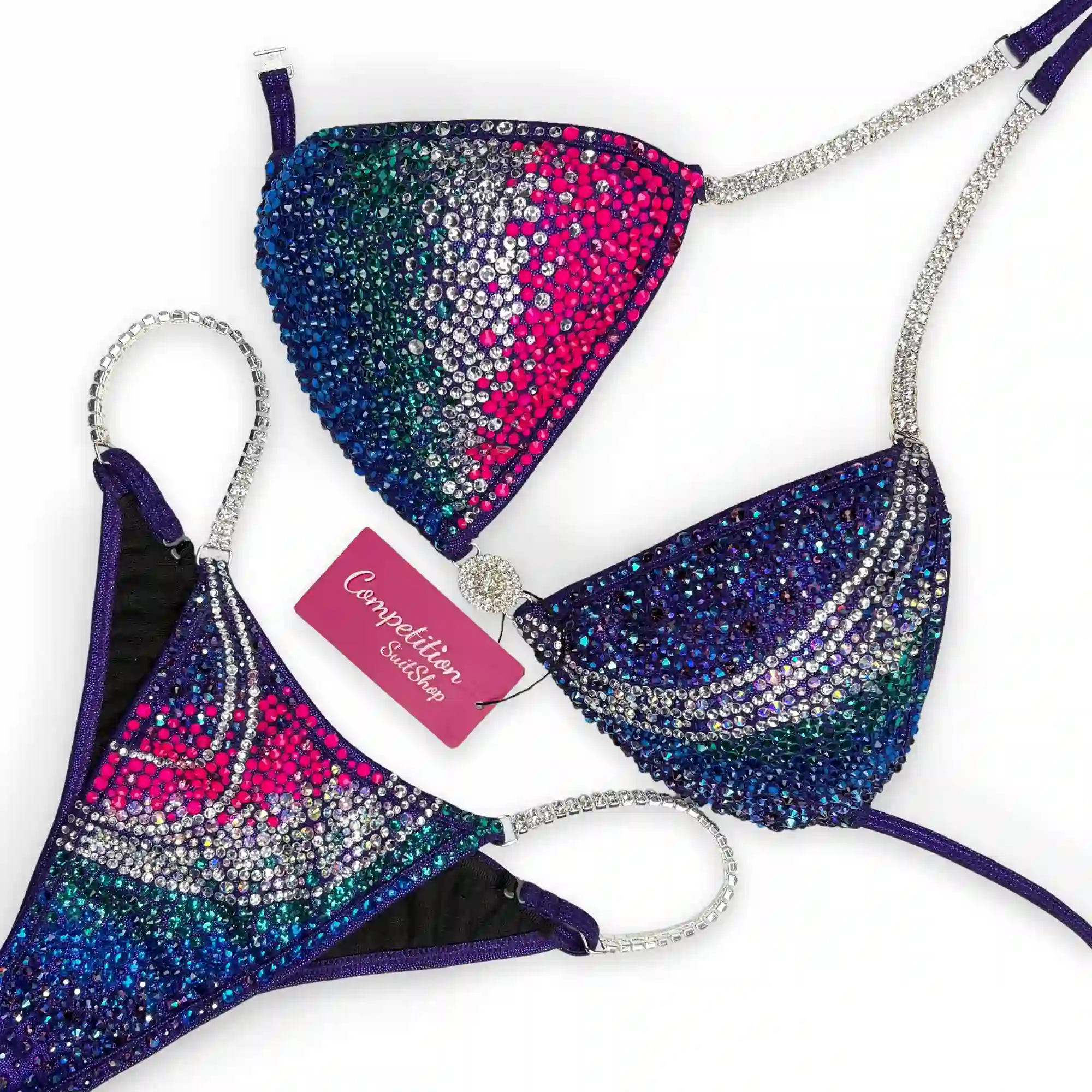 Aurora Neon Bikini Competition Suit B232