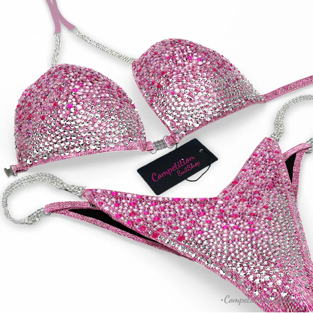Blush Pearl Tessera Competition Bikini BM240-9