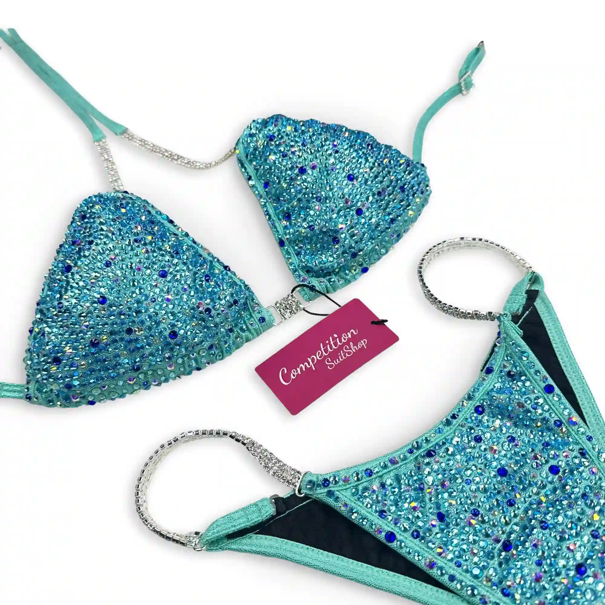 Crystal Lagoon Aqua Competition Bikini B180-1