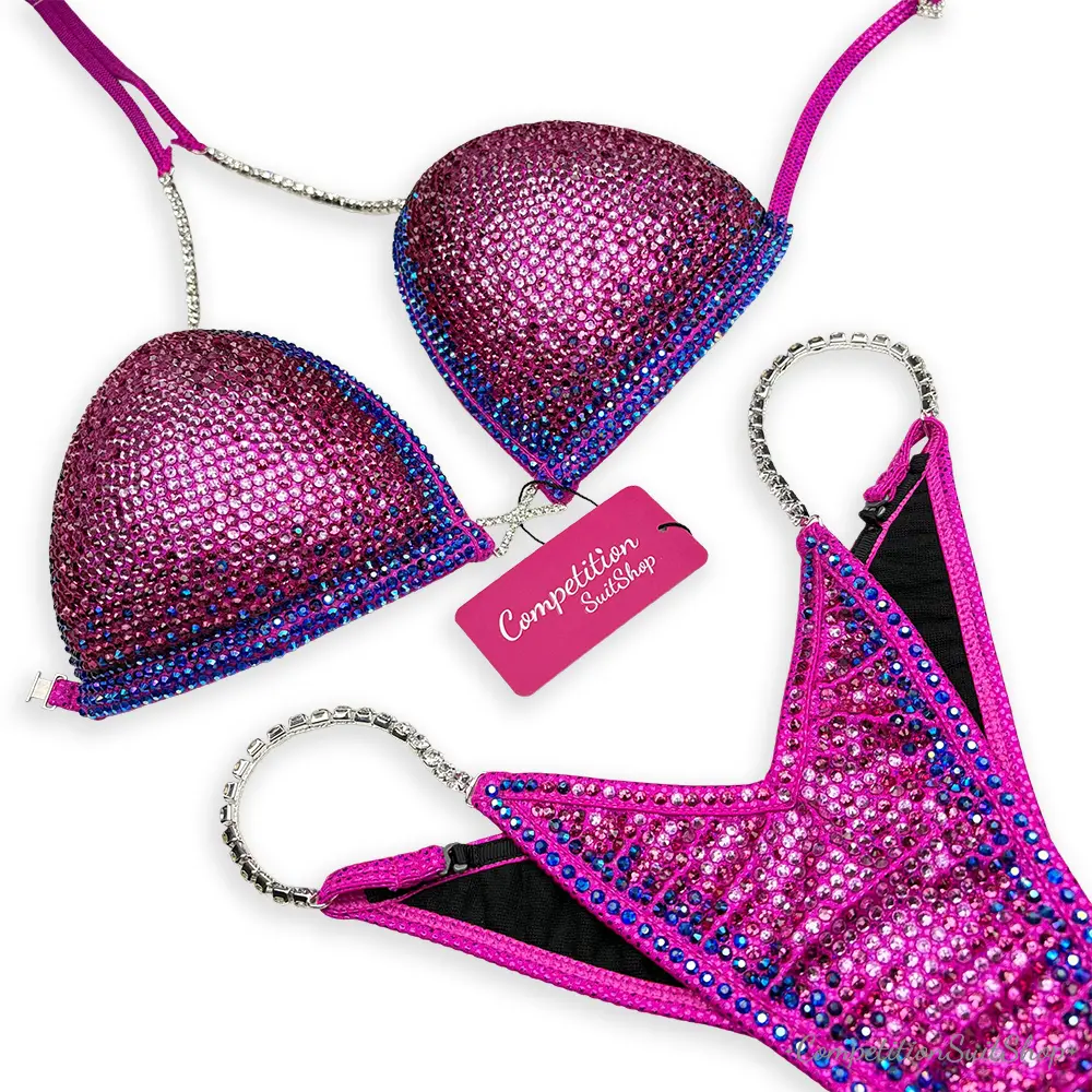 Cobalt Blush Wellness Competition Bikini B247W