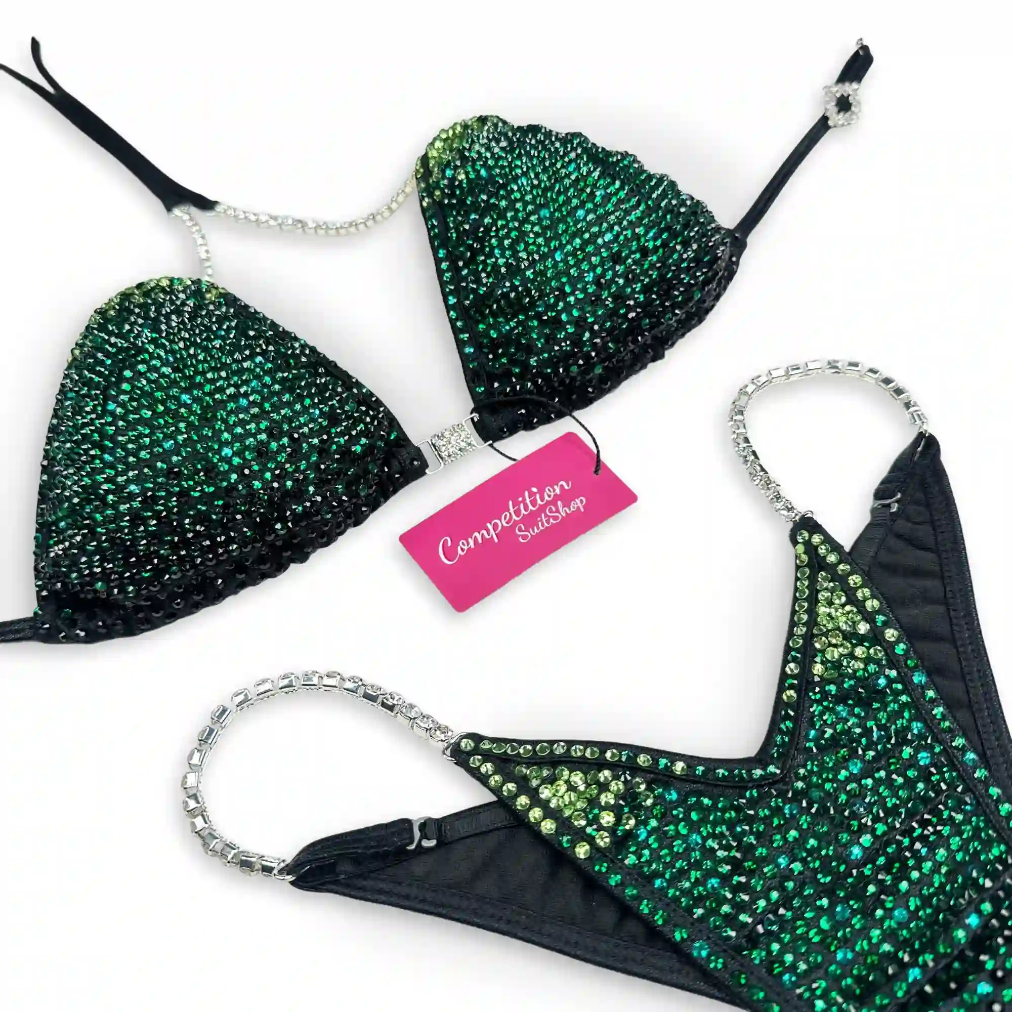 Emerald Eclipse Competition Bikini B225