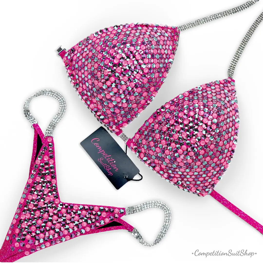 Pink Prism Bikini Competition Suit BM151-56