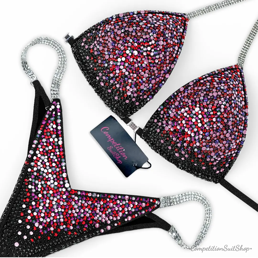 Scarlet Noir Tessera Wellness Competition Bikini BM240-6W