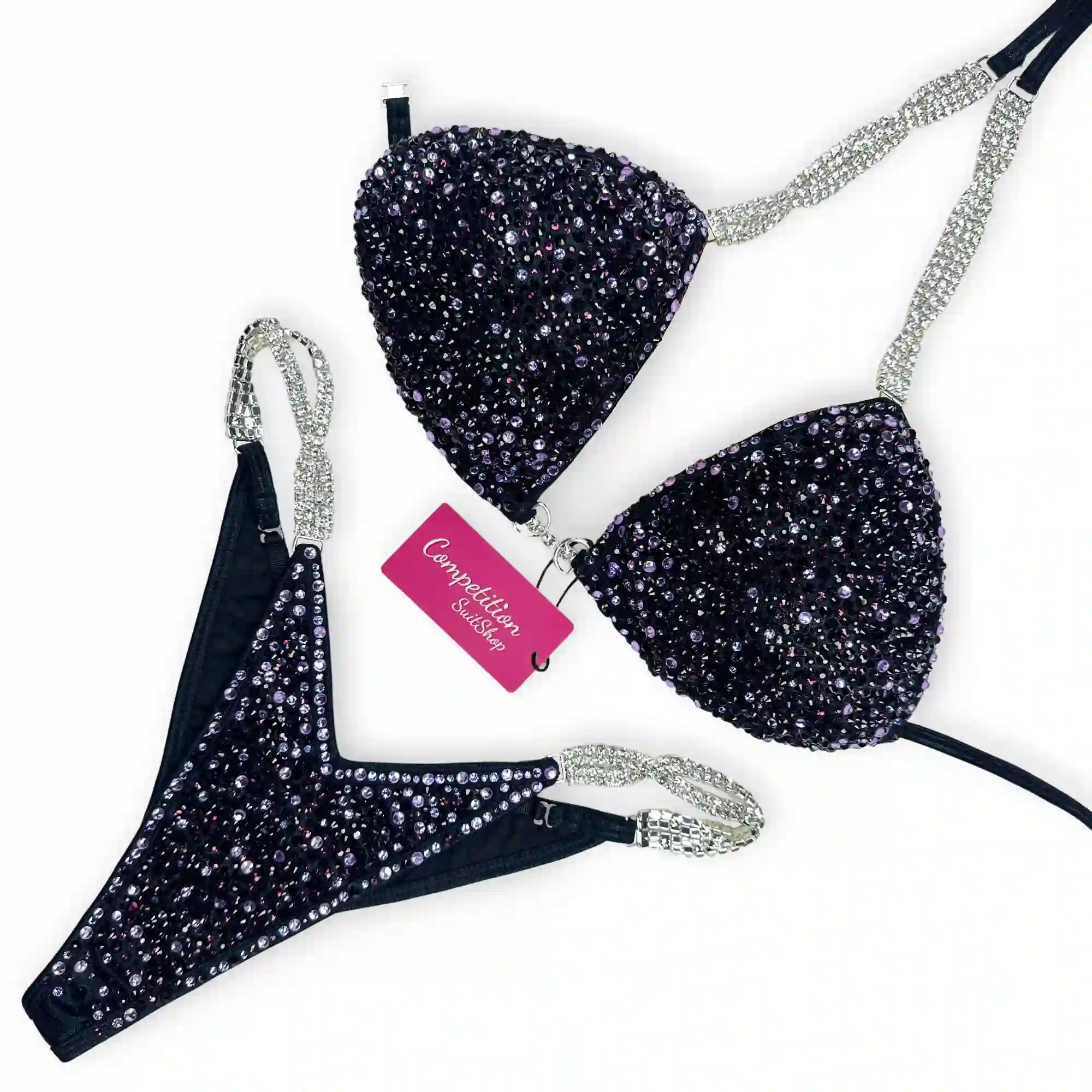 Black Amethyst Competition Bikini B226