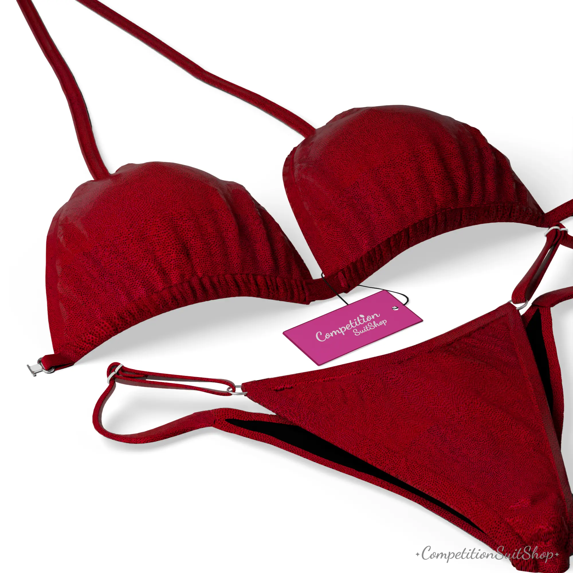 Blazing Red Fit Model Division Suit