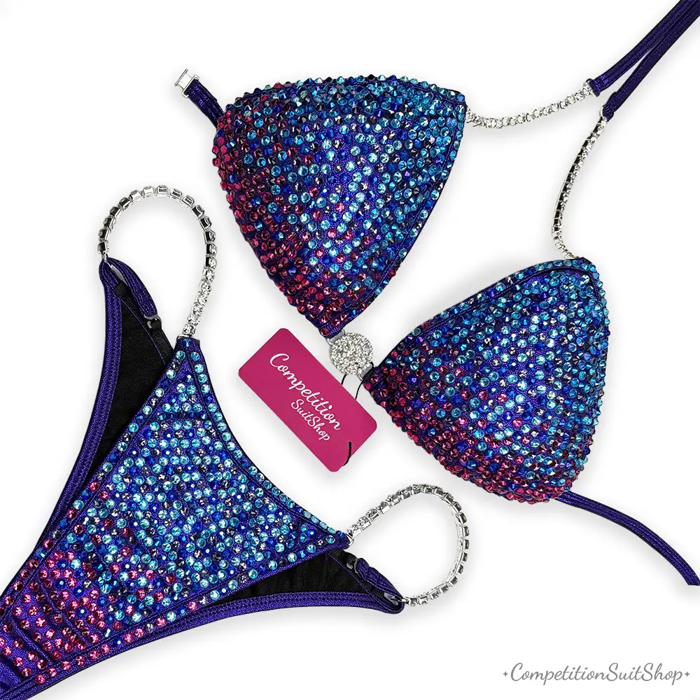 Azure Iris Competition Bikini B248