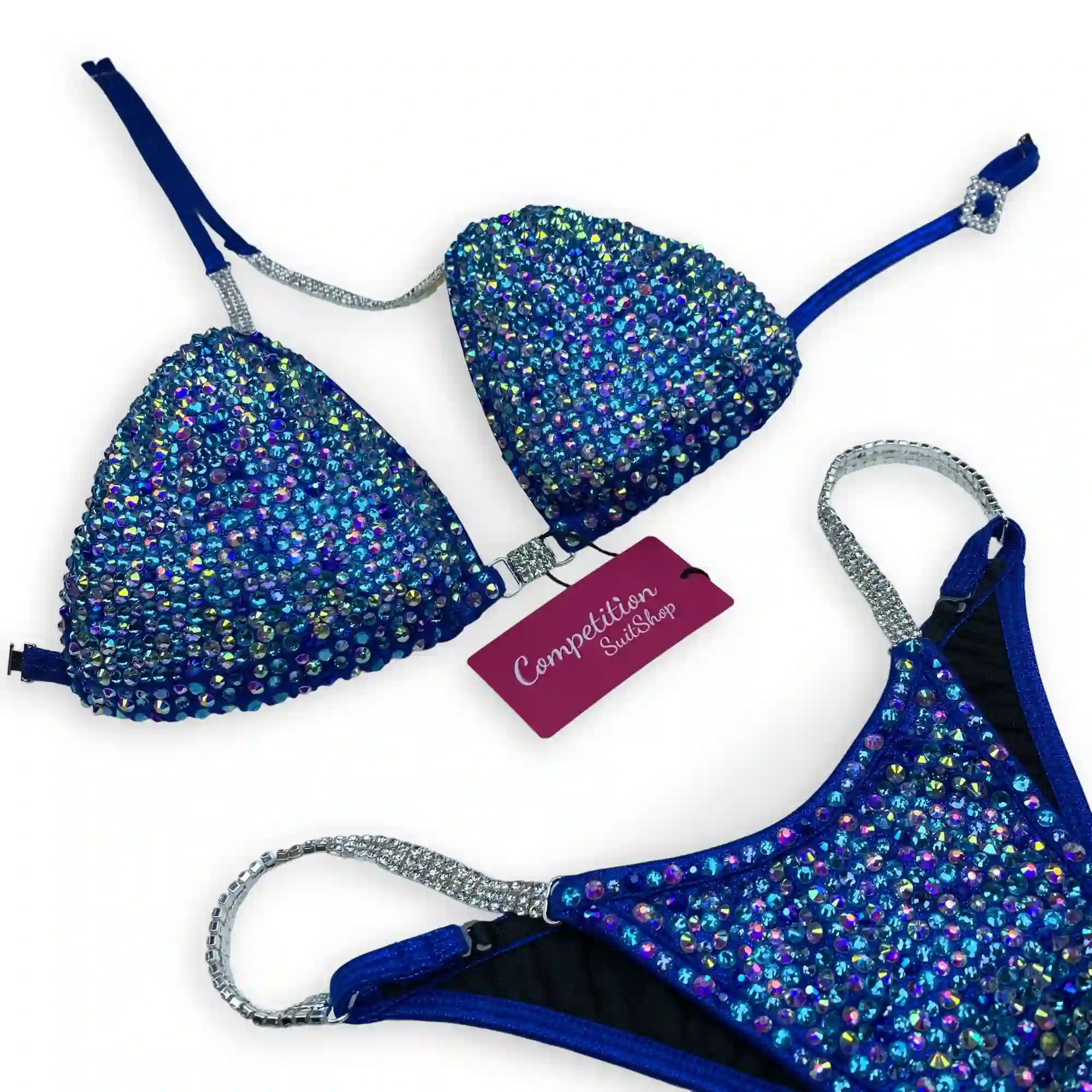 Royal Azure Bikini Competition Suit B210