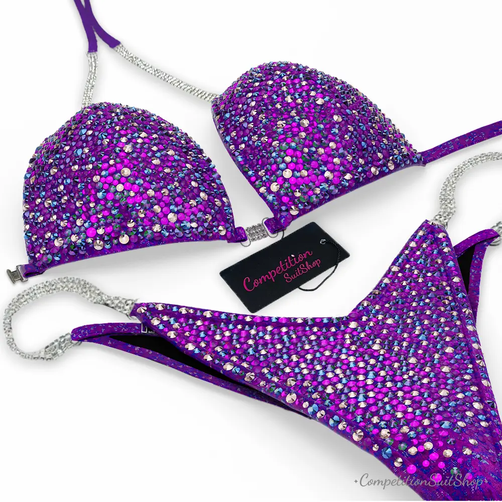 Gilded Violet Astralis Wellness Competition Bikini BM241-3W