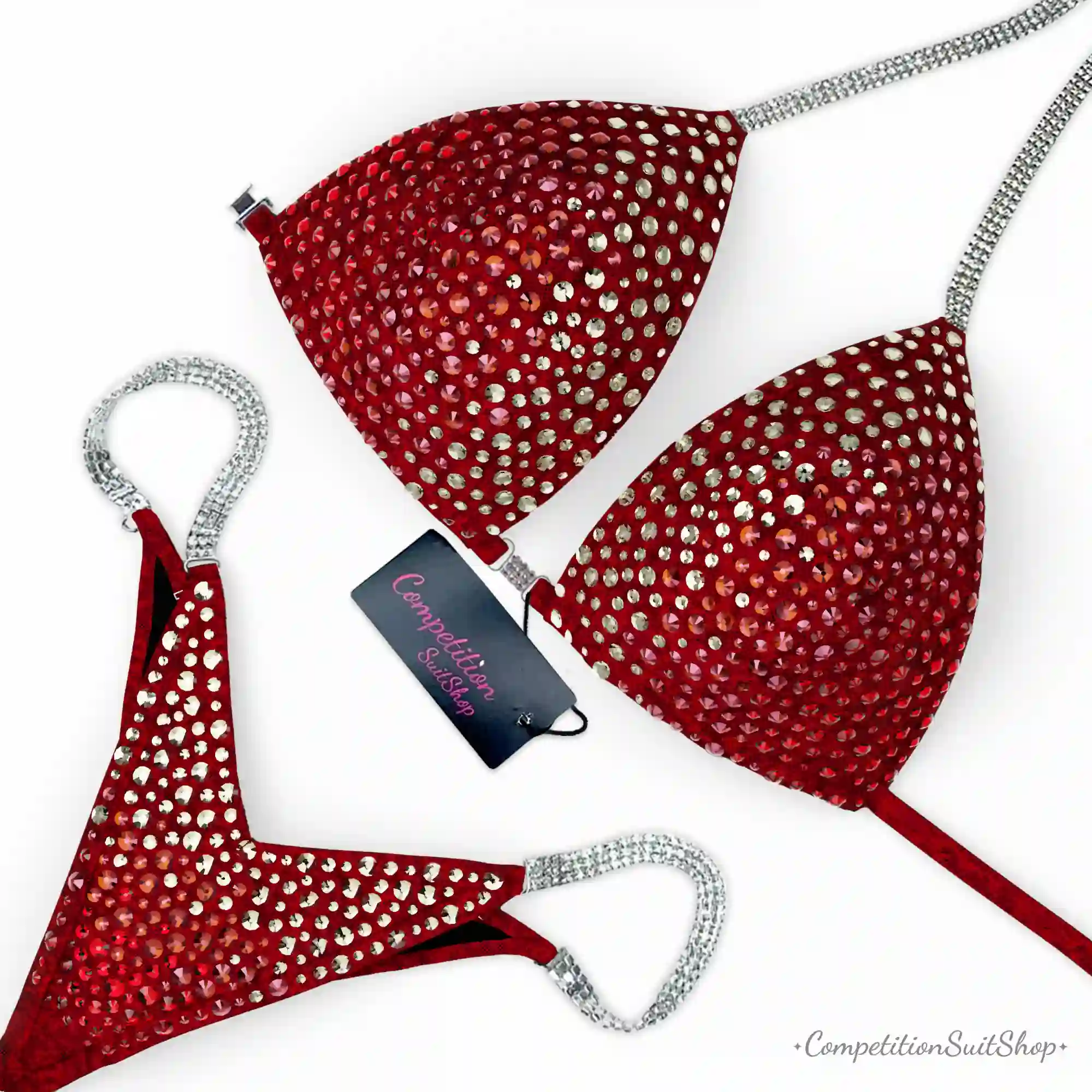 Scarlet Radiance Wellness Competition Suit BM201-4W