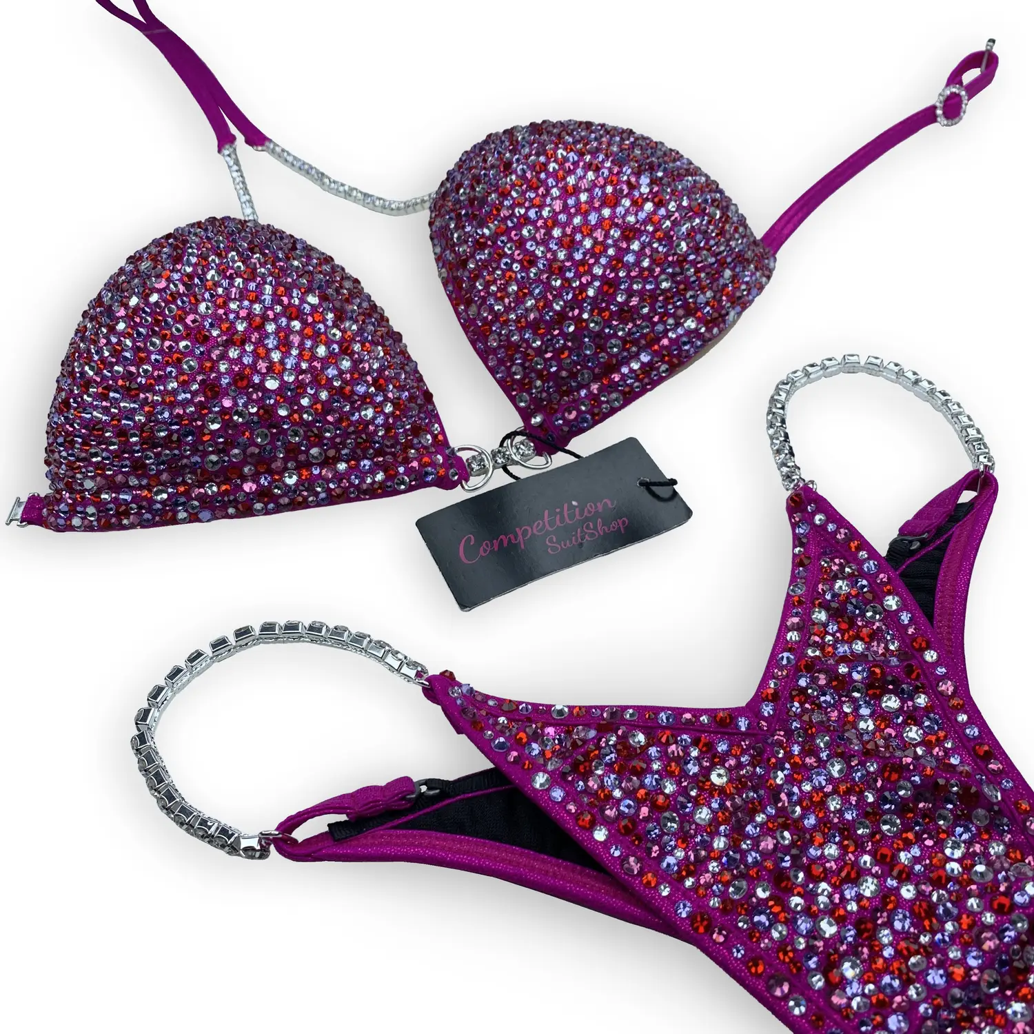 Radiant Orchid Competition Bikini B196