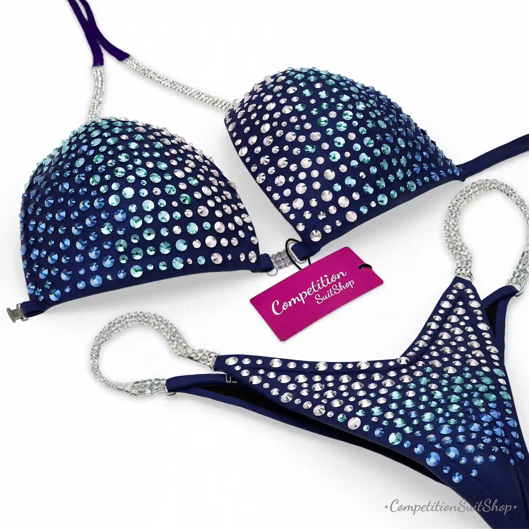 Navy Velvet Radiance Wellness Bikini BM201-17W
