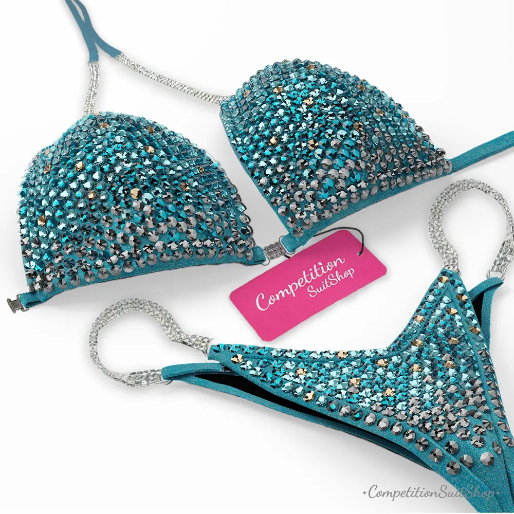 Blue Haze Bikini Competition Suit BM167-1