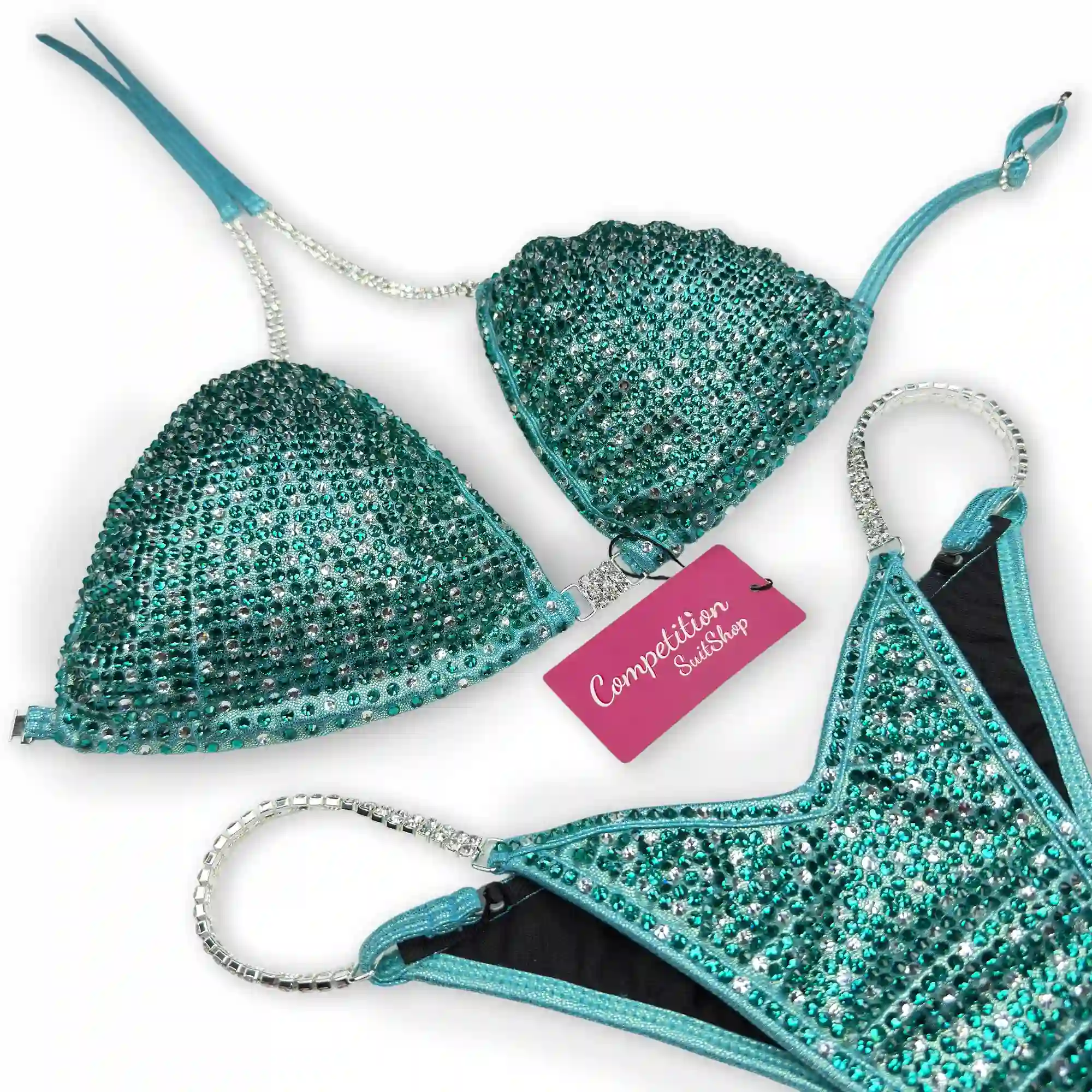 Aqua Ember Competition Bikini B229