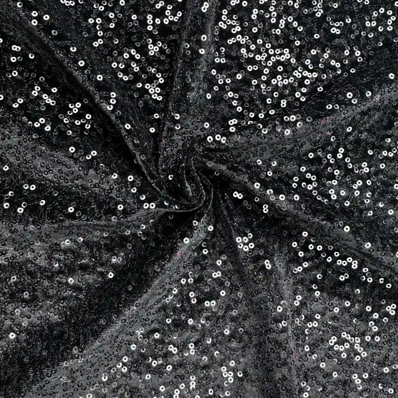 Black Velvet Sequin