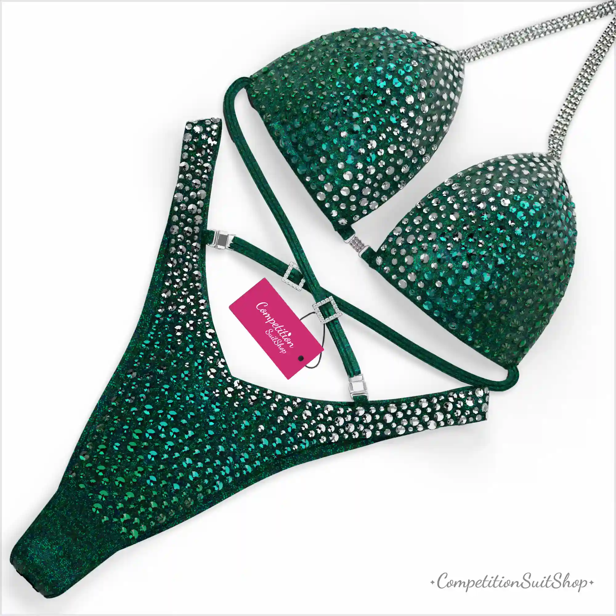 Emerald Radiance Figure Competition Suit FM201-12
