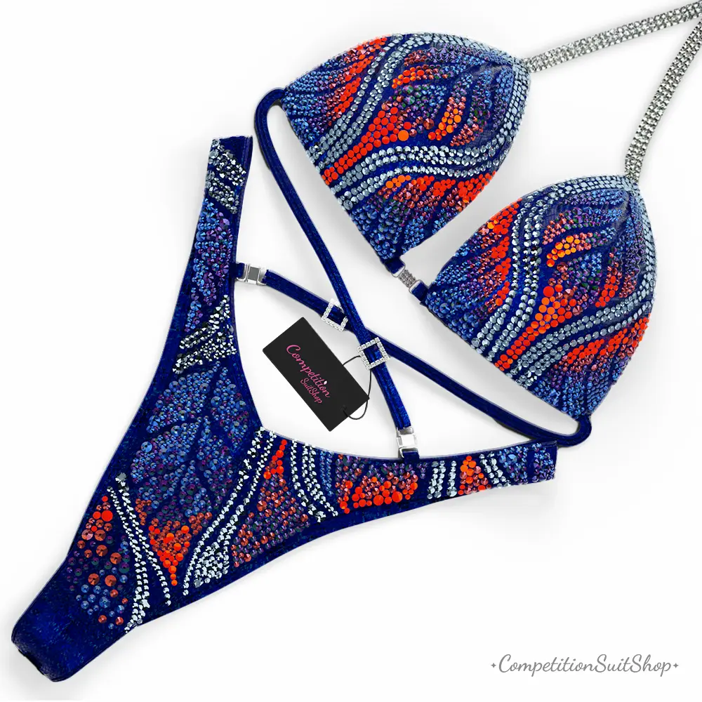 Phoenix Sapphire Figure Competition Suit FM1038-1