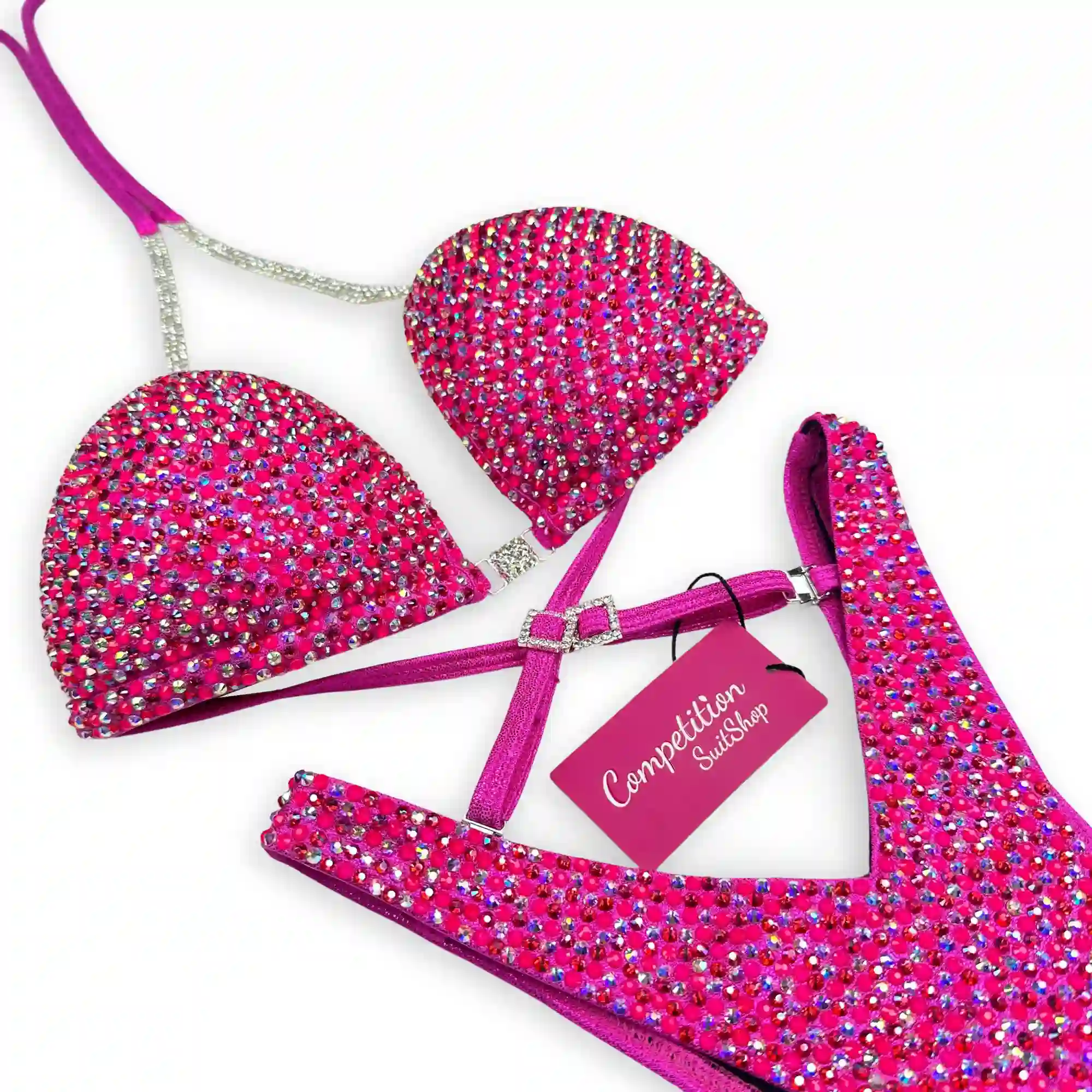 Pink Delight Figure Competition Suit F175