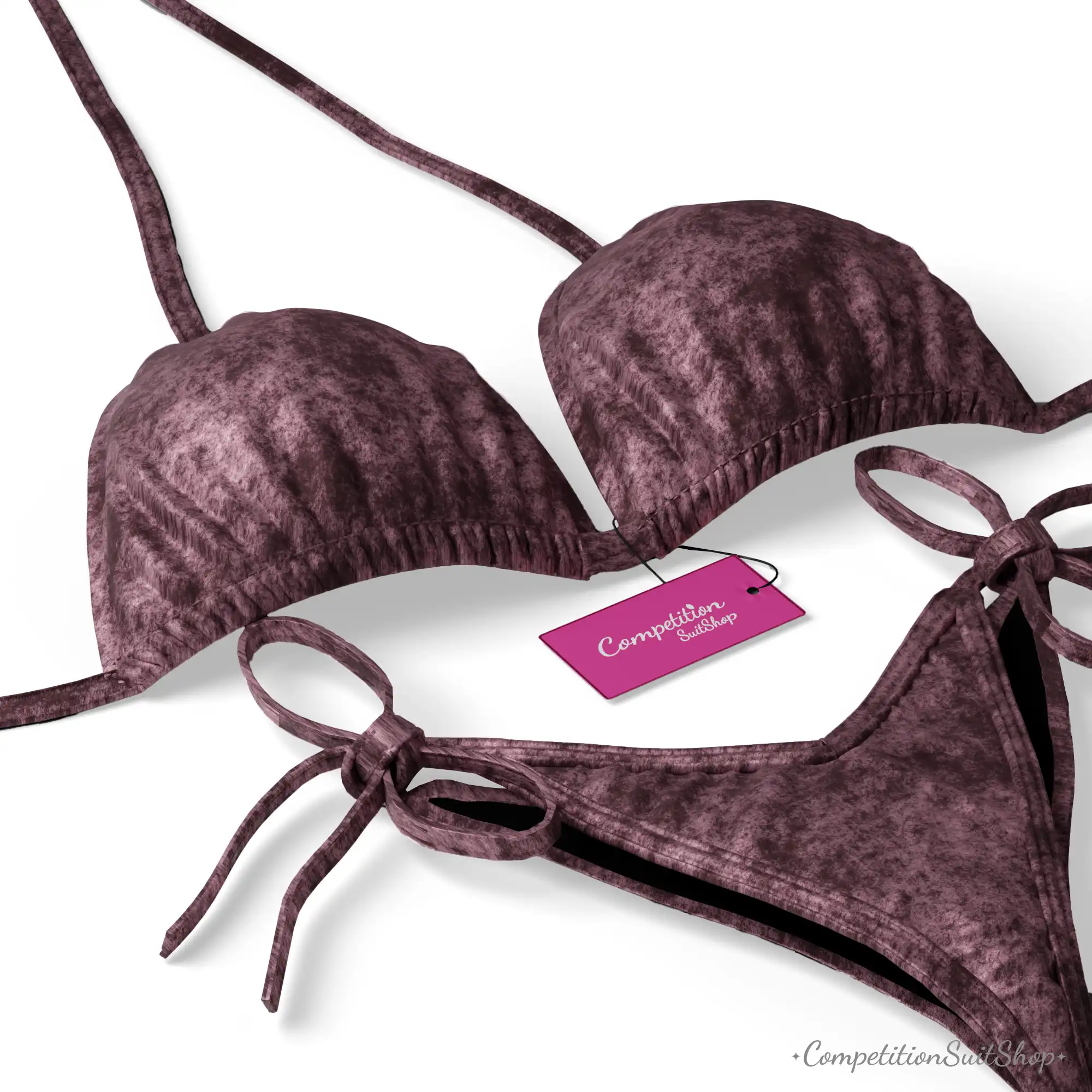 Dusty Rose Velvet Posing Suit