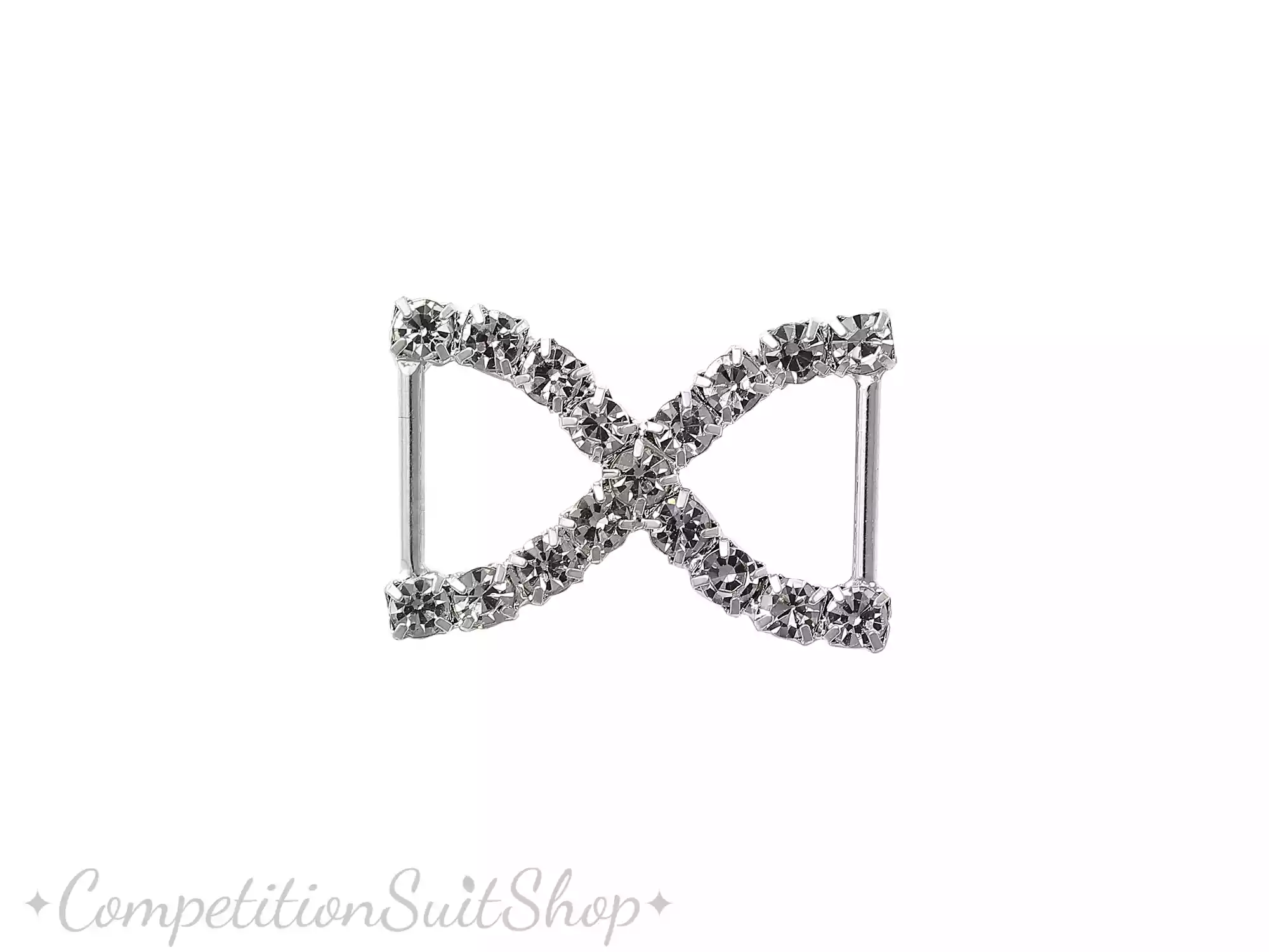 Silver Hourglass Middle Connector